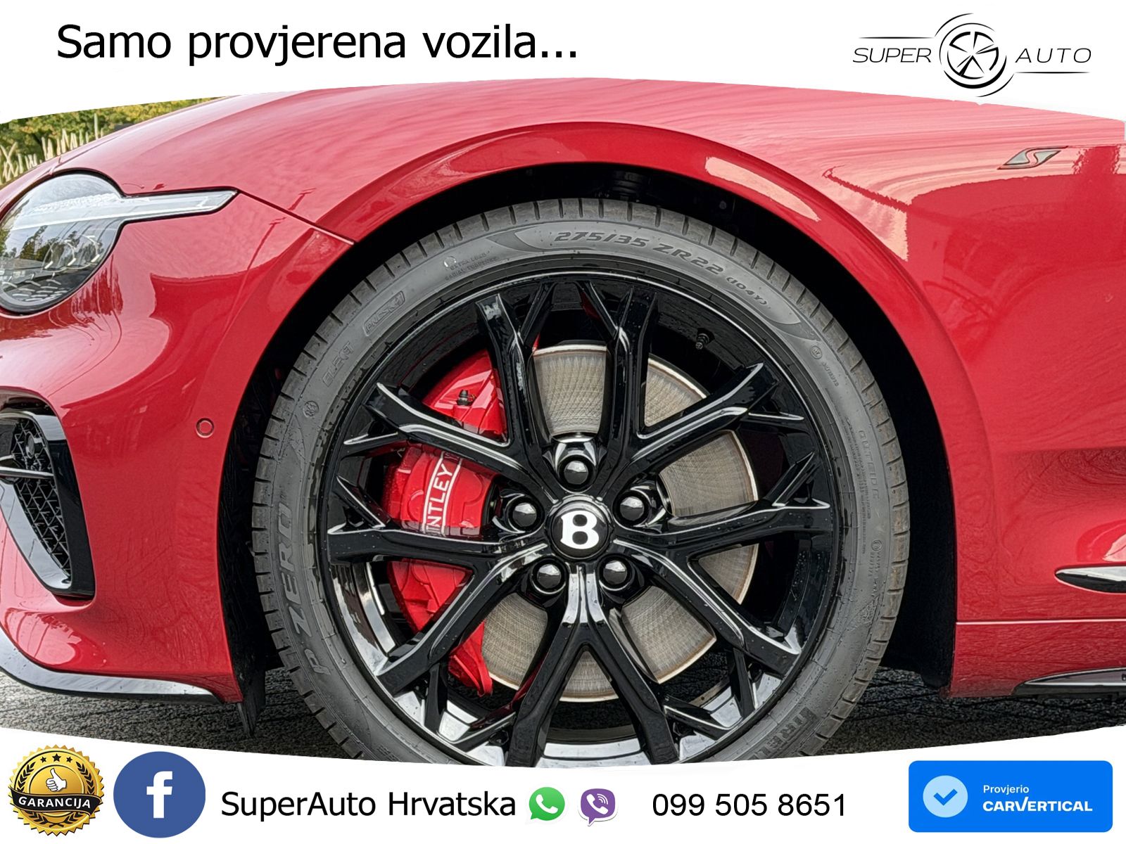 Bentley Continental GT IV 4.0 V8 TFSi (680 KS) AWD DCT ZRAČNI+ACC+GR SJED+KAM