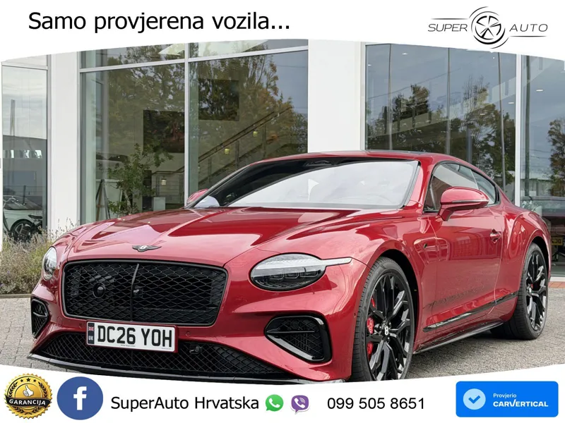 Bentley Continental GT IV 4.0 V8 TFSi (680 KS) AWD DCT ZRAČNI+ACC+GR SJED+KAM