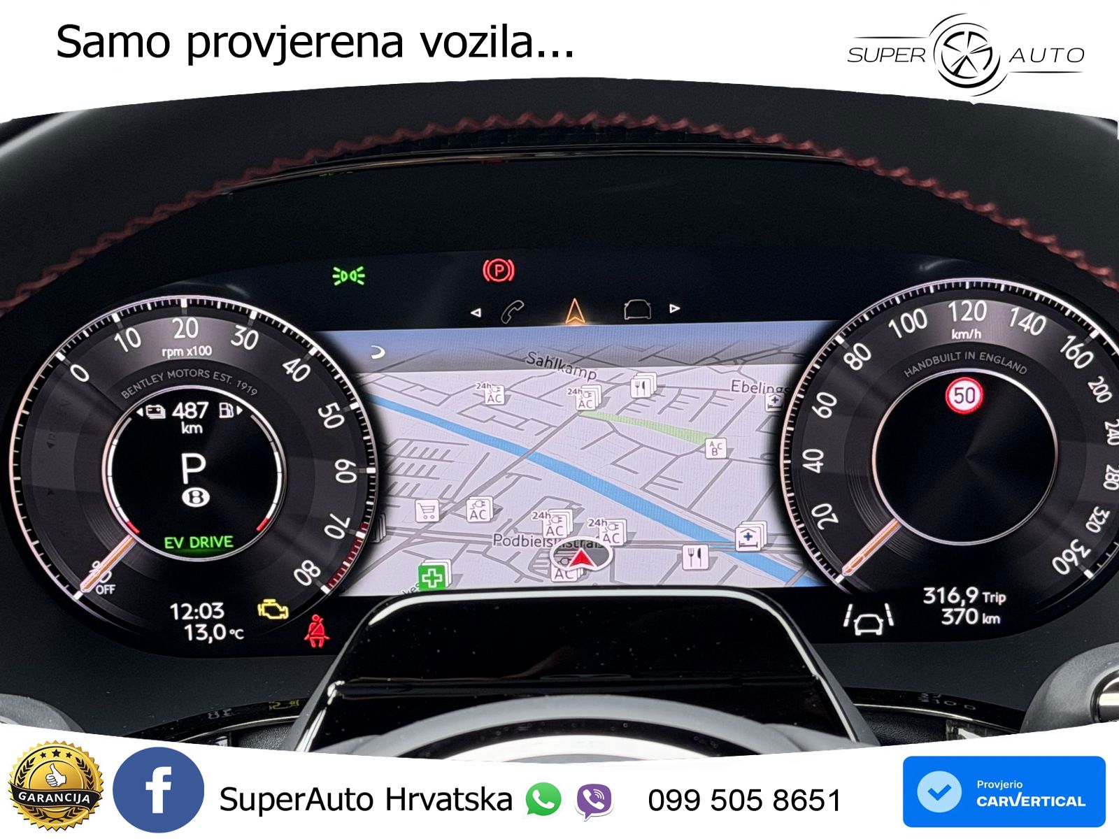 Bentley Continental GT IV 4.0 V8 TFSi (680 KS) AWD DCT ZRAČNI+ACC+GR SJED+KAM