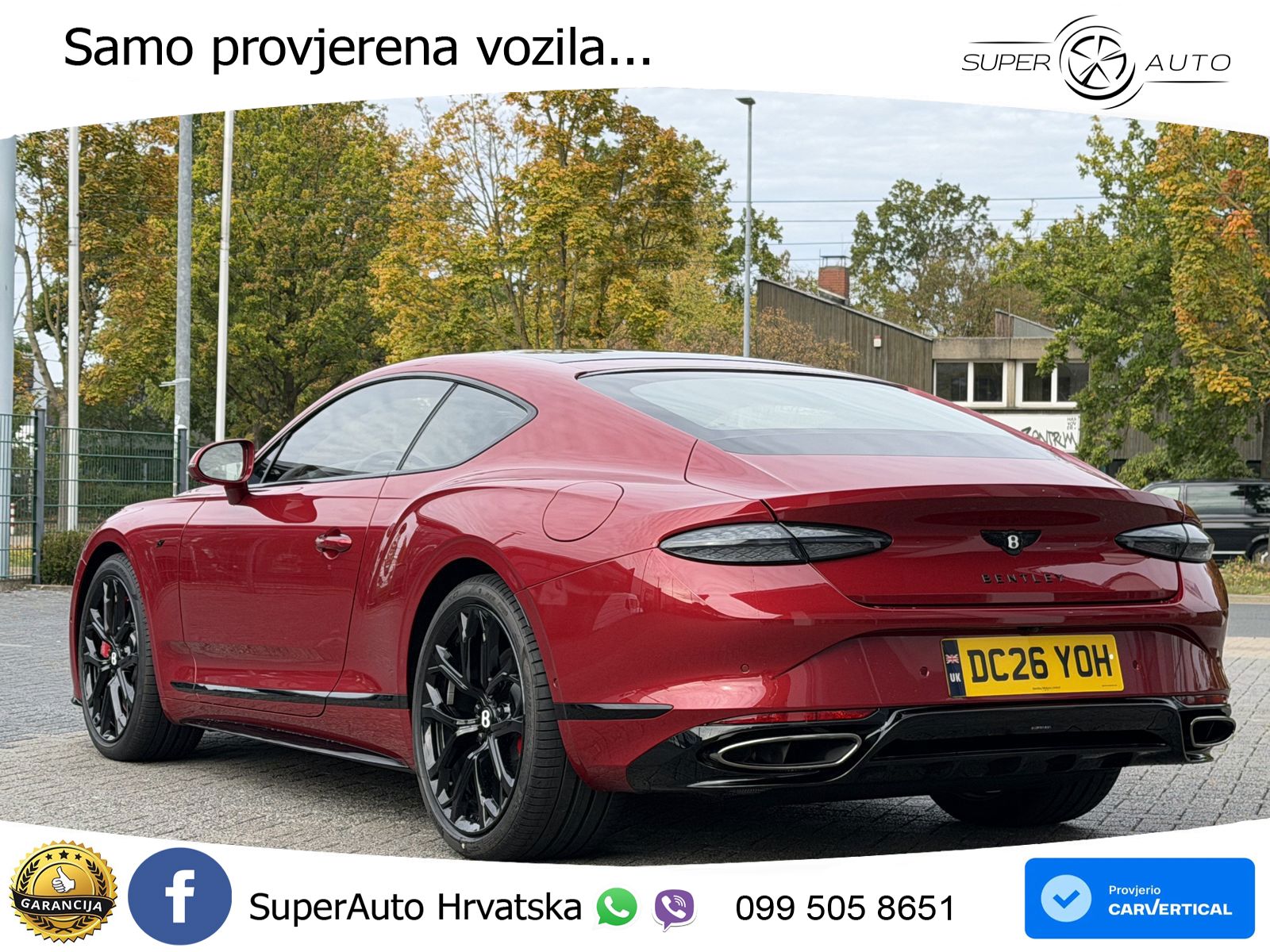 Bentley Continental GT IV 4.0 V8 TFSi (680 KS) AWD DCT ZRAČNI+ACC+GR SJED+KAM