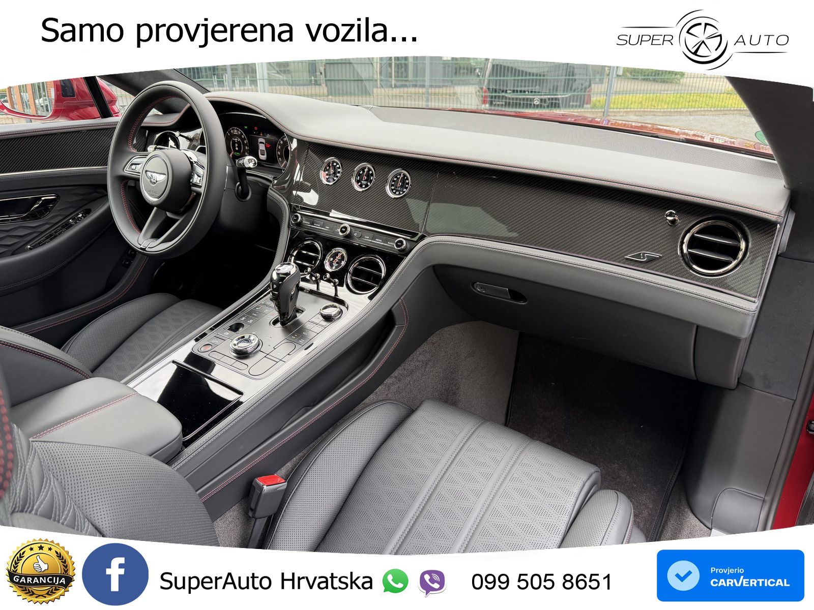 Bentley Continental GT IV 4.0 V8 TFSi (680 KS) AWD DCT ZRAČNI+ACC+GR SJED+KAM