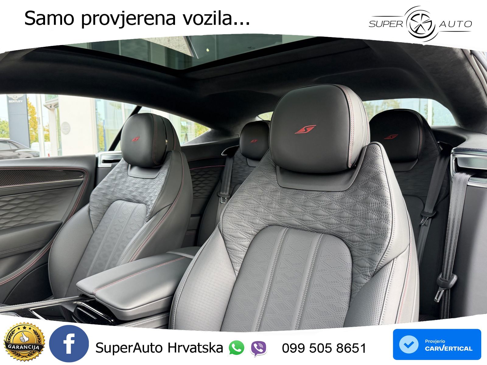 Bentley Continental GT IV 4.0 V8 TFSi (680 KS) AWD DCT ZRAČNI+ACC+GR SJED+KAM