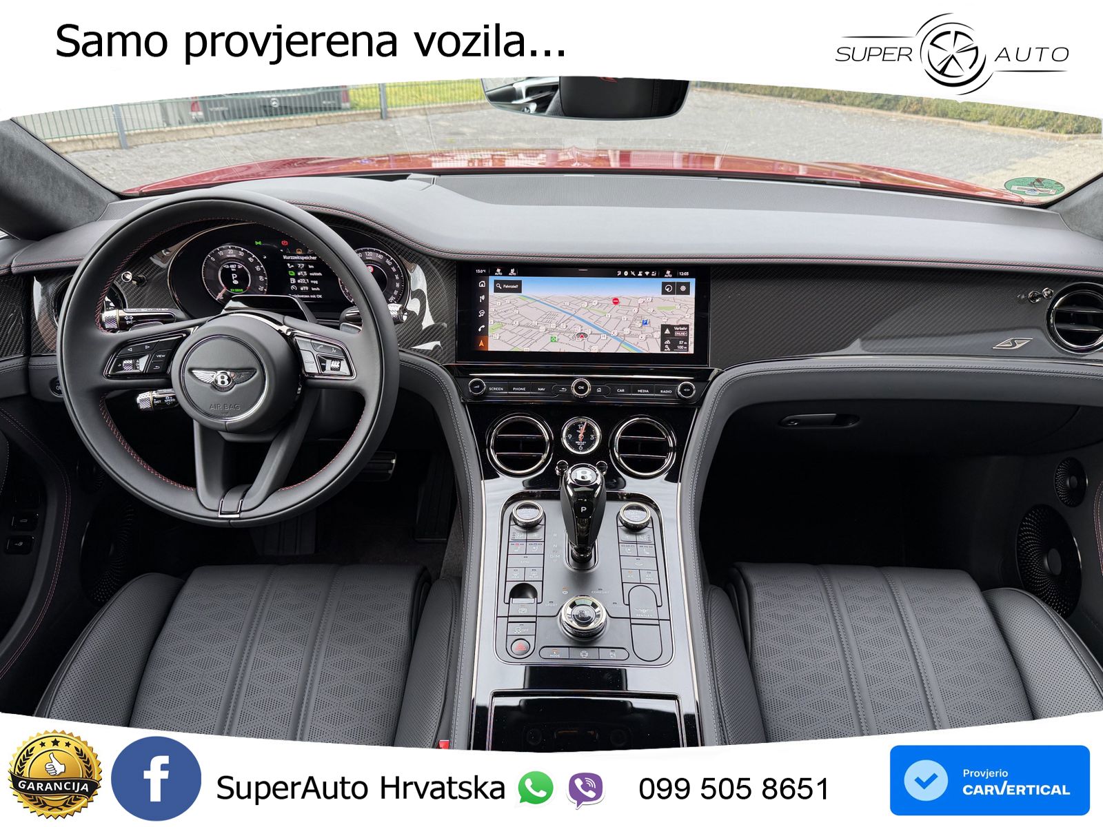 Bentley Continental GT IV 4.0 V8 TFSi (680 KS) AWD DCT ZRAČNI+ACC+GR SJED+KAM