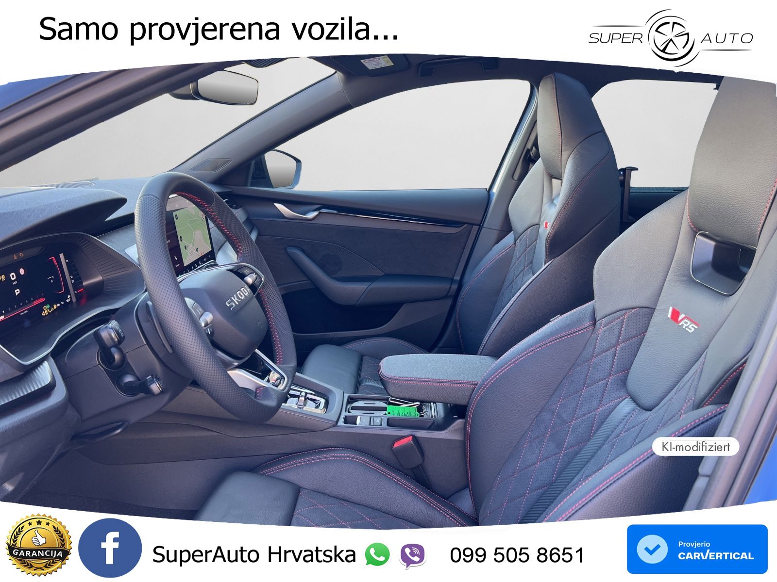 Škoda Octavia Combi RS 2.0 TSI (265 KS) DSG LED+GR SJED+ACC