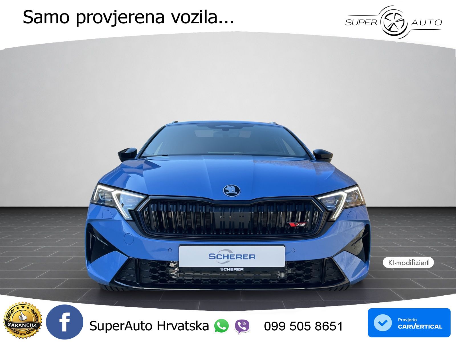 Škoda Octavia Combi RS 2.0 TSI (265 KS) DSG LED+GR SJED+ACC
