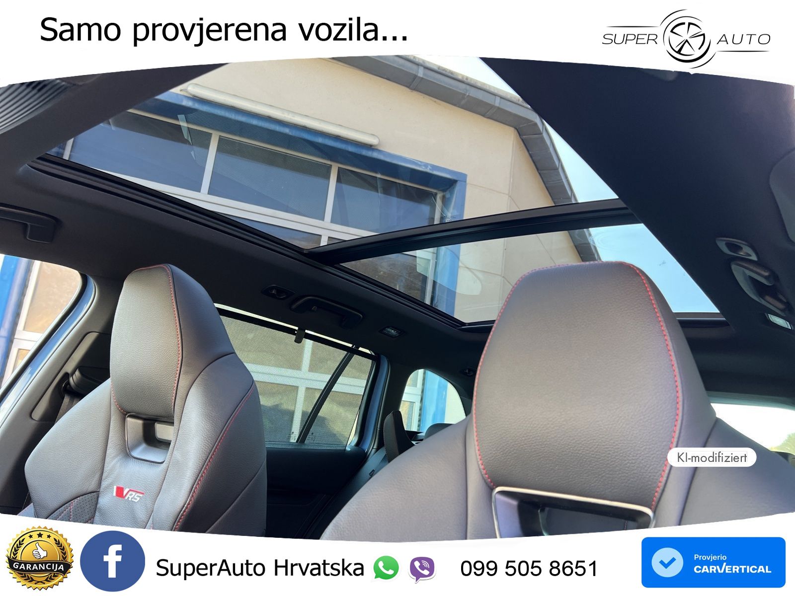 Škoda Octavia Combi RS 2.0 TSI (265 KS) DSG LED+GR SJED+ACC