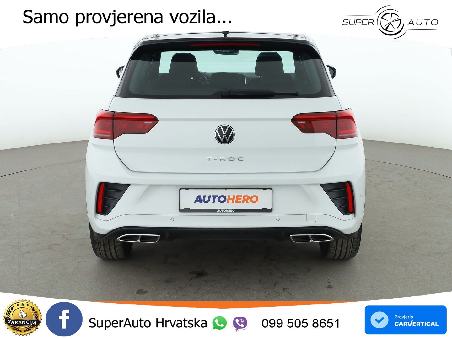 Volkswagen T-Roc 1.5 TSI (150 KS) DSG R-Line LED+GR SJED+ACC