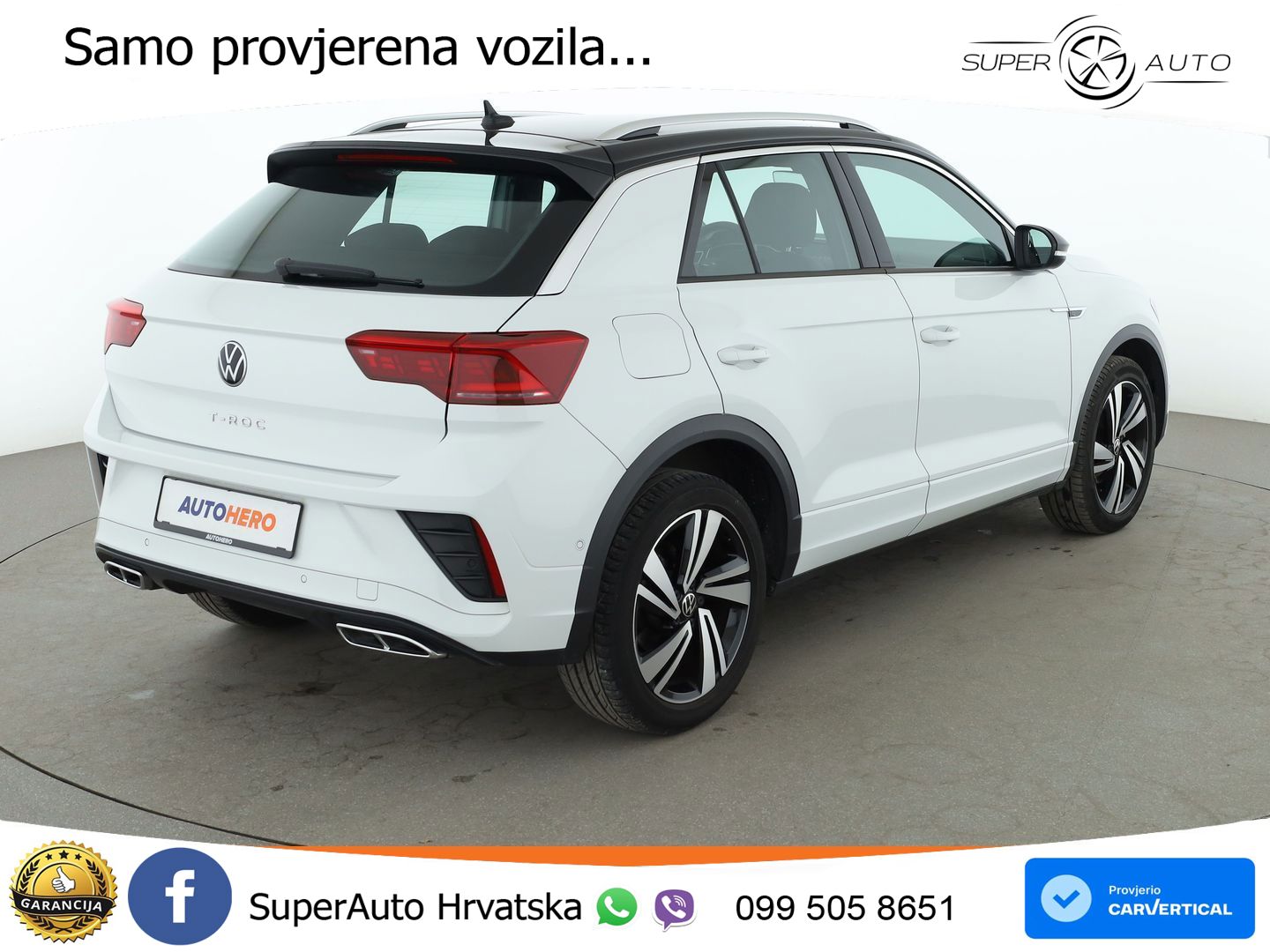 Volkswagen T-Roc 1.5 TSI (150 KS) DSG R-Line LED+GR SJED+ACC