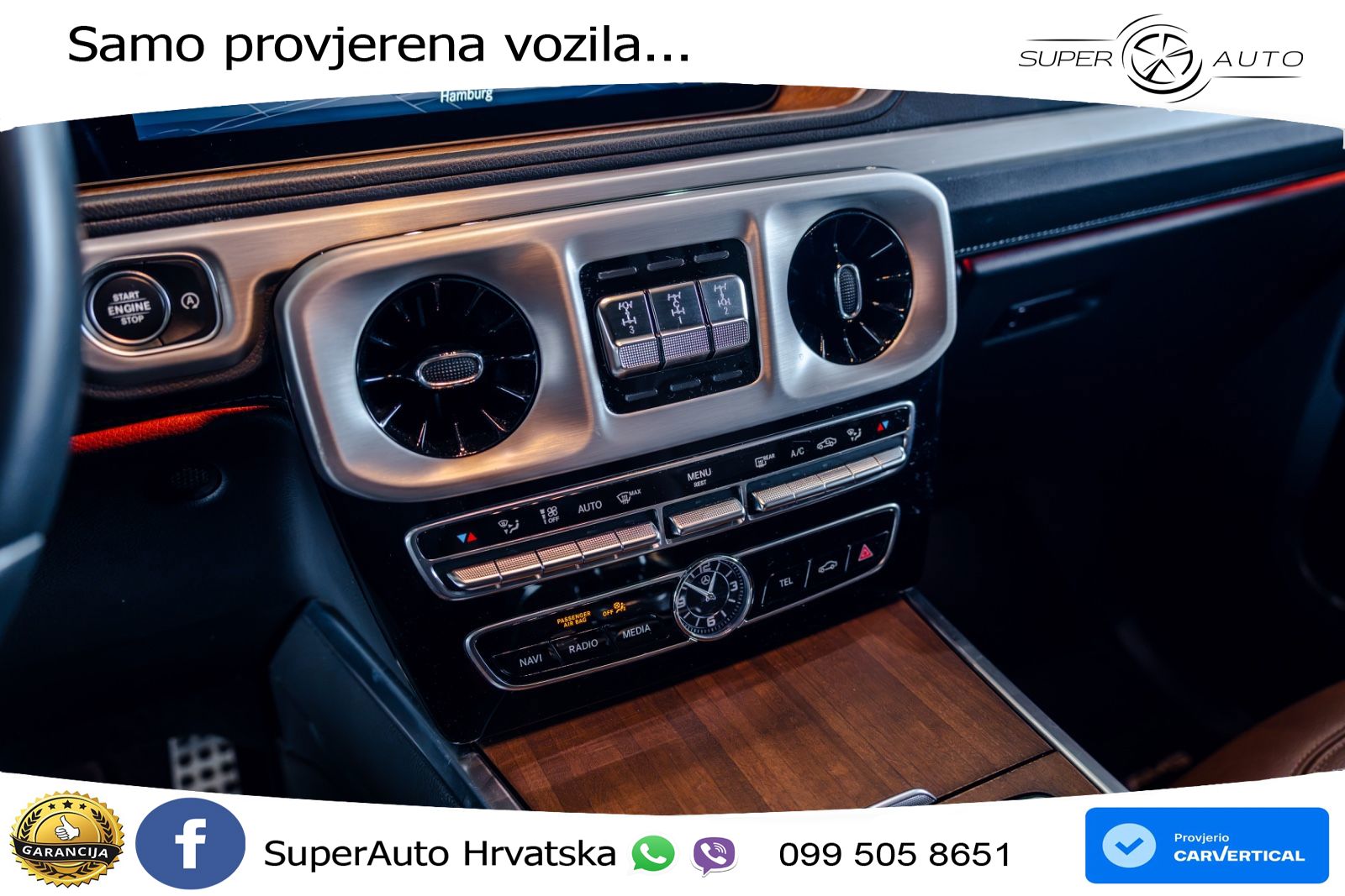 Mercedes G 500 Long V8 (422 KS) 4MATIC 9G-TRONIC