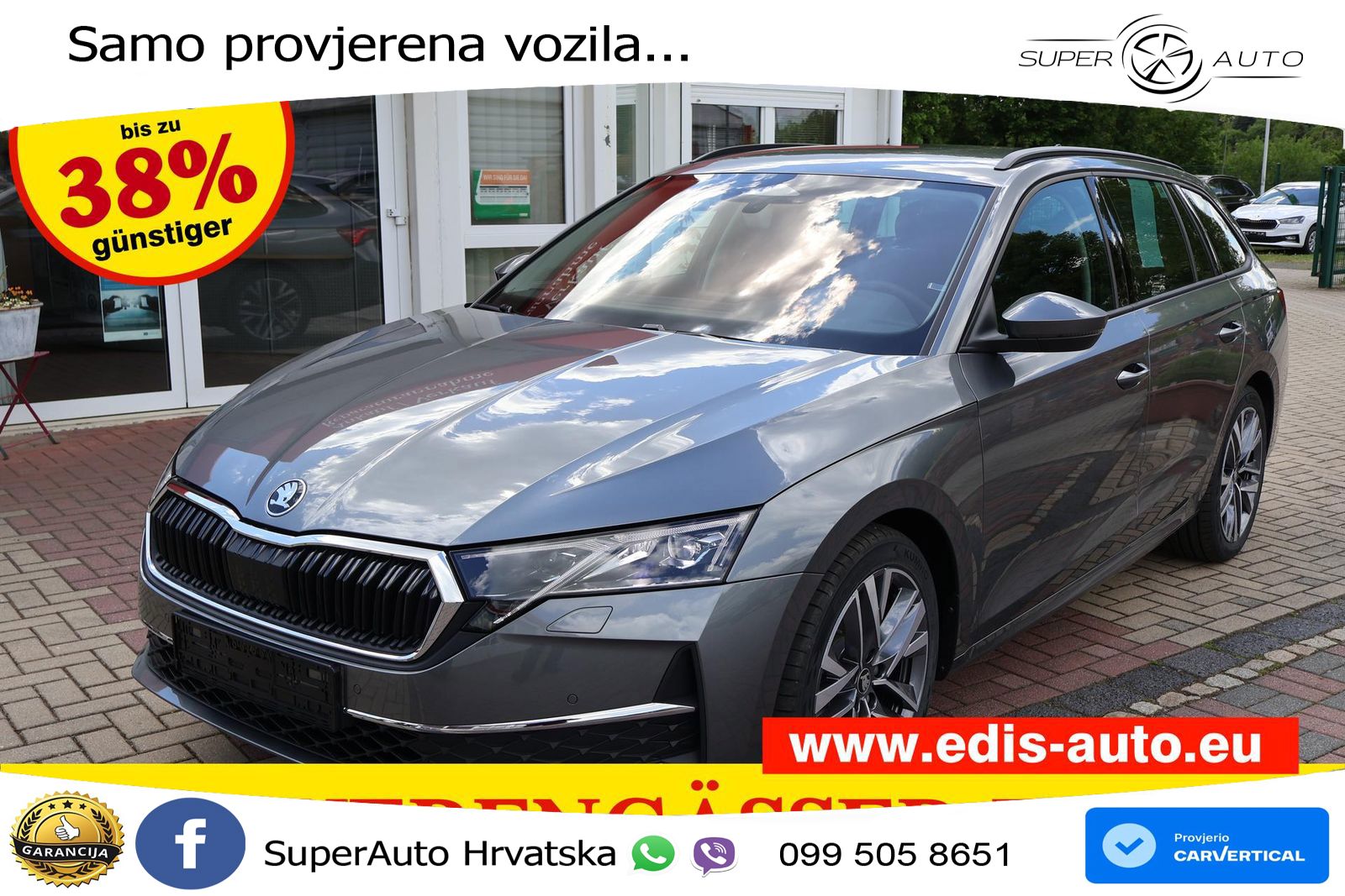 Škoda Octavia Combi 1.5 TSI (150 KS) LED+GR SJED+ACC