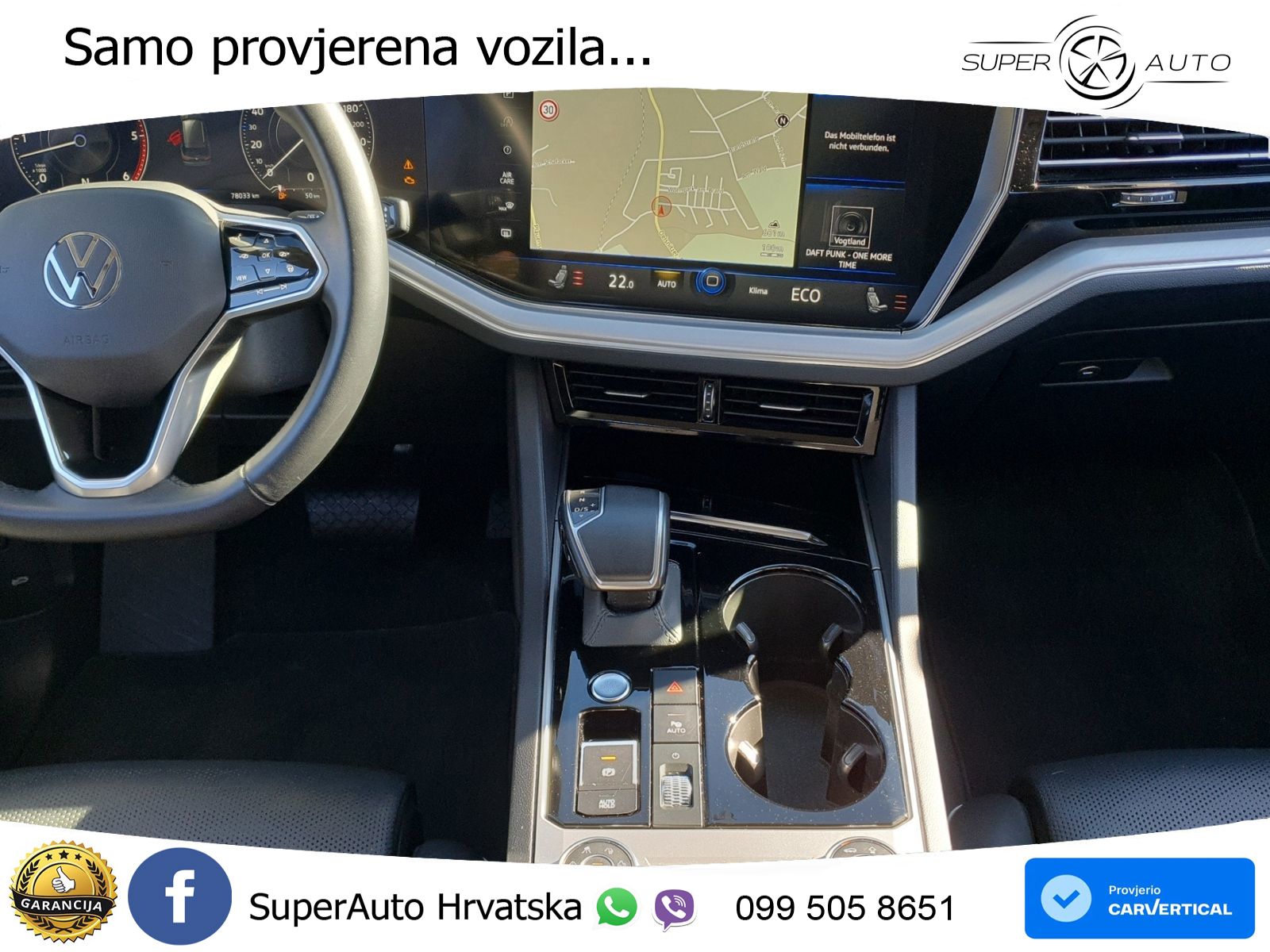 Volkswagen Touareg 3.0 V6 TDI (286 KS) 4MOTION Tiptronic ZRAČNI+ACC+4xGR SJED+KAM