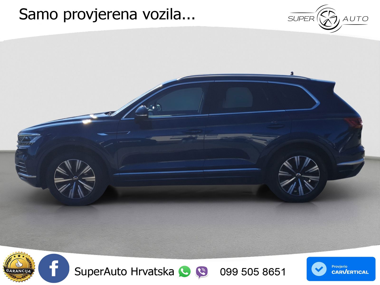 Volkswagen Touareg 3.0 V6 TDI (286 KS) 4MOTION Tiptronic ZRAČNI+ACC+4xGR SJED+KAM