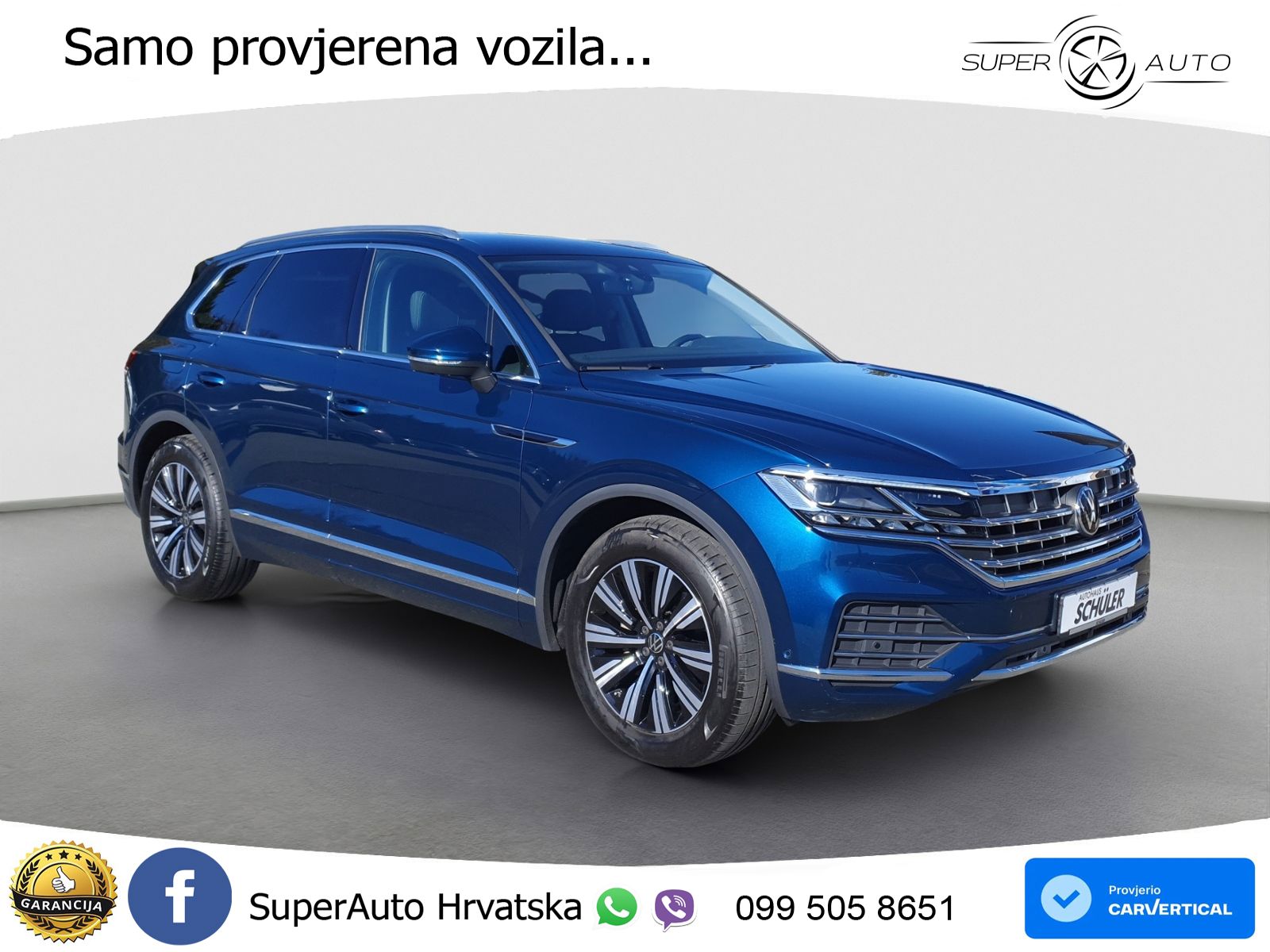 Volkswagen Touareg 3.0 V6 TDI (286 KS) 4MOTION Tiptronic ZRAČNI+ACC+4xGR SJED+KAM