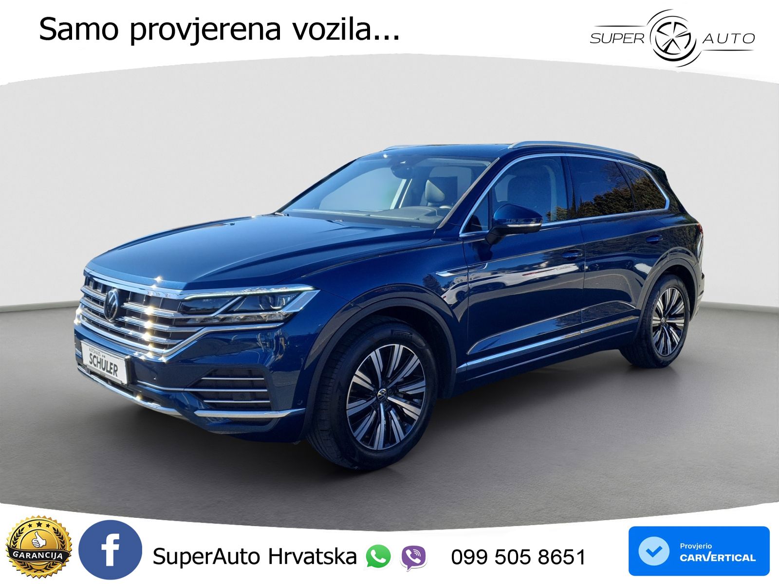Volkswagen Touareg 3.0 V6 TDI (286 KS) 4MOTION Tiptronic ZRAČNI+ACC+4xGR SJED+KAM