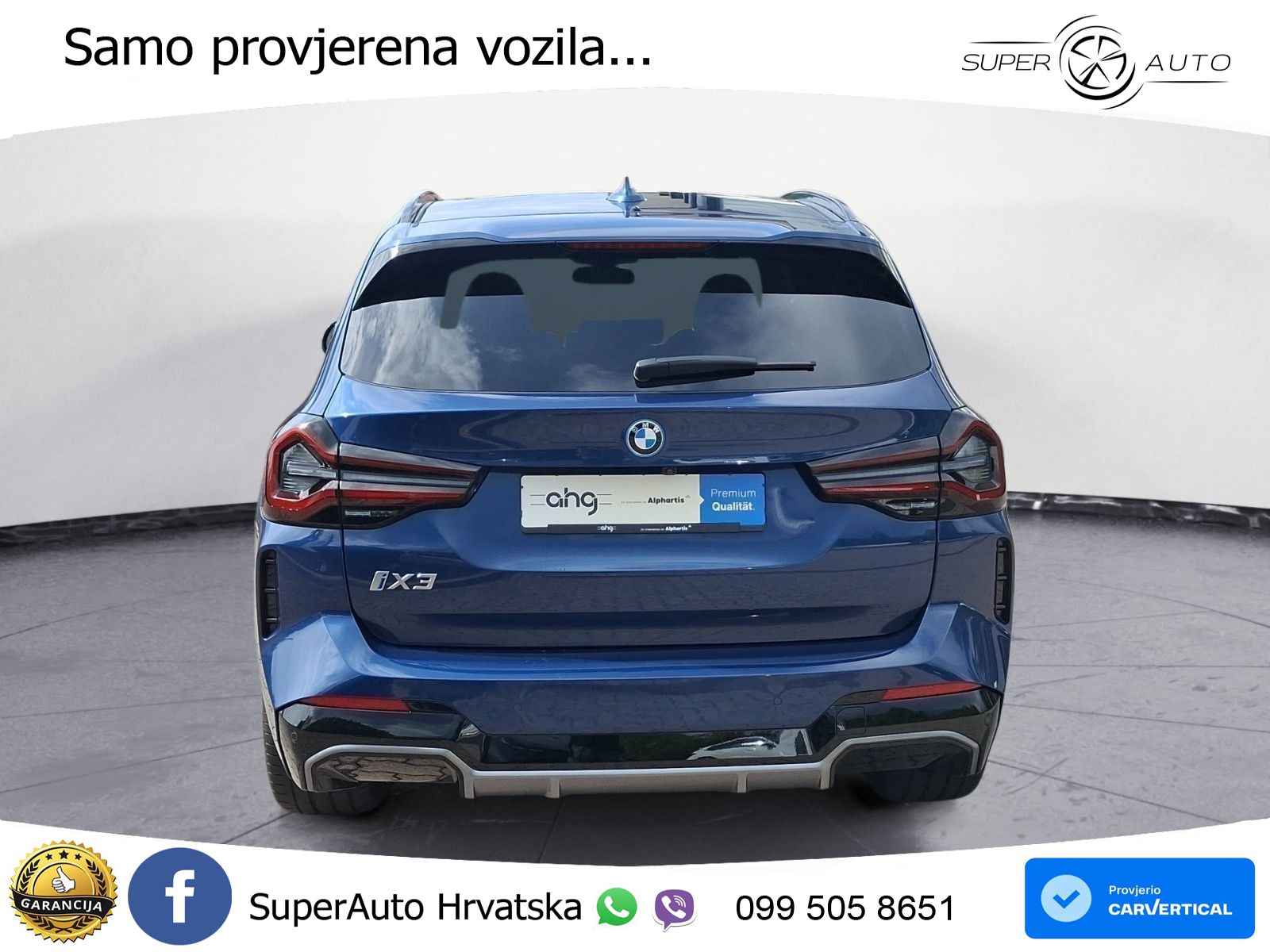 BMW iX3 80 kWh (286 KS) LED+GR SJED+ACC
