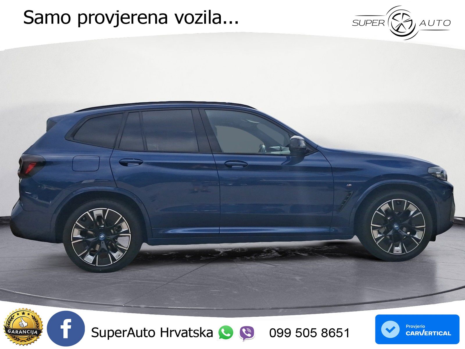 BMW iX3 80 kWh (286 KS) LED+GR SJED+ACC