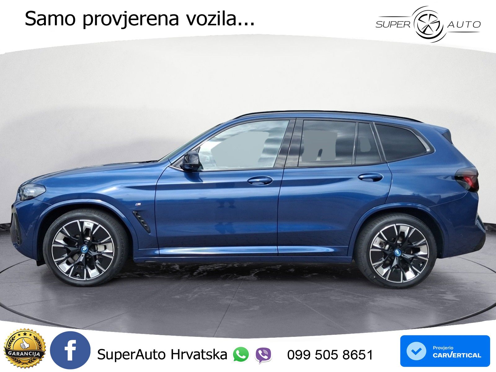 BMW iX3 80 kWh (286 KS) LED+GR SJED+ACC