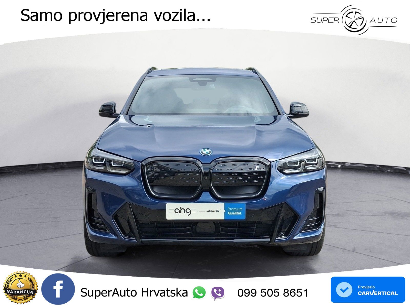 BMW iX3 80 kWh (286 KS) LED+GR SJED+ACC