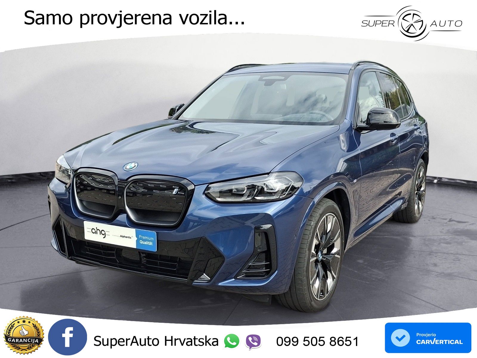 BMW iX3 80 kWh (286 KS) LED+GR SJED+ACC