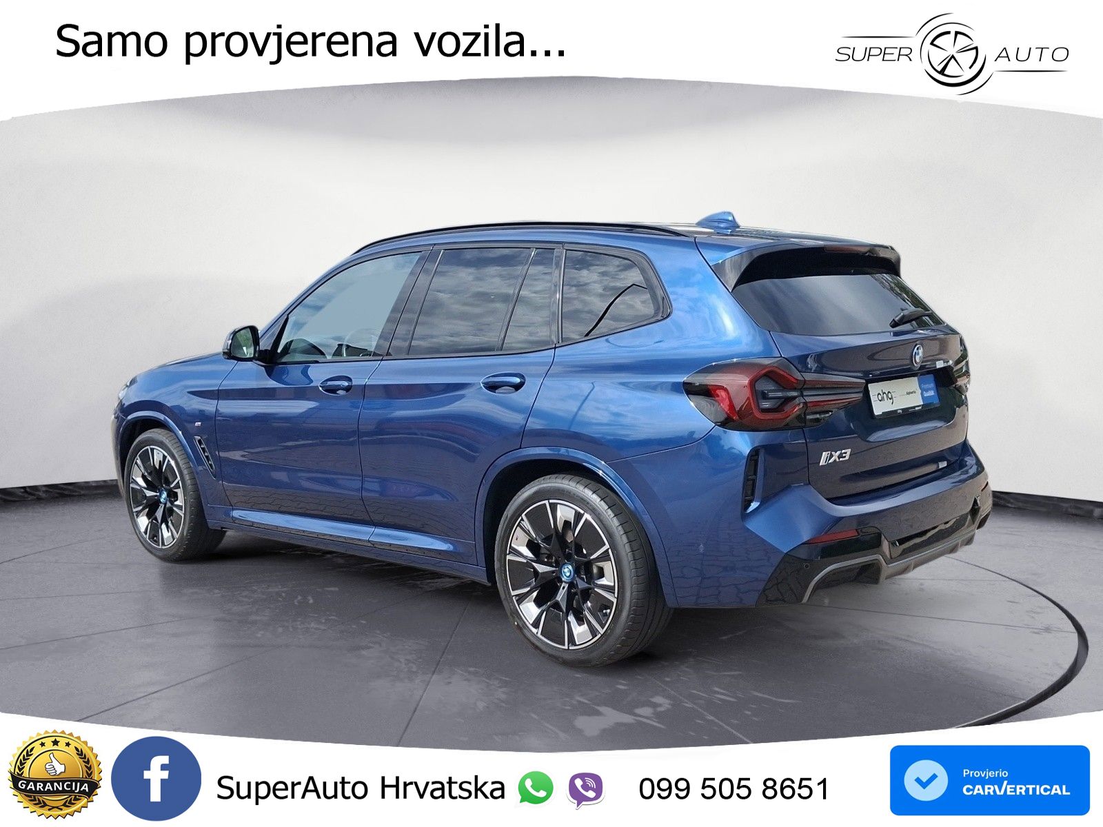 BMW iX3 80 kWh (286 KS) LED+GR SJED+ACC