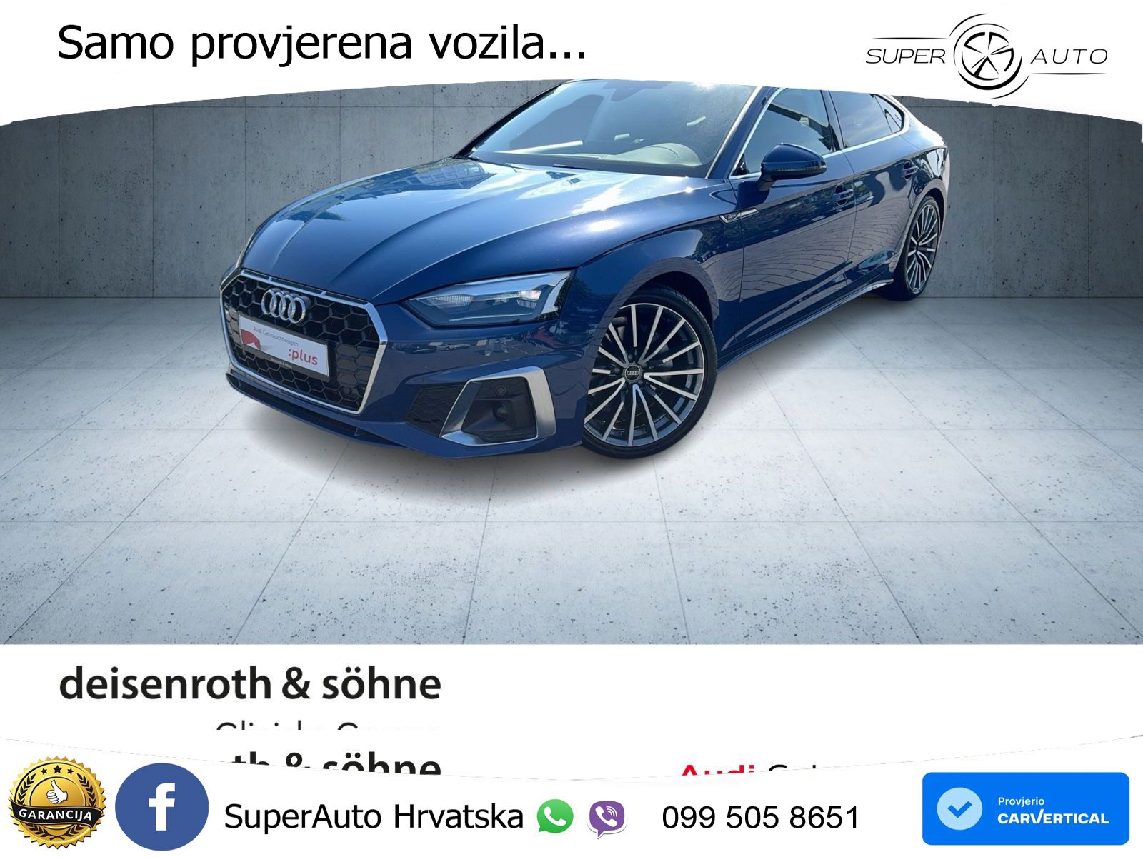 Audi A5 Sportback 40 TDI (204 KS) S tronic S line
