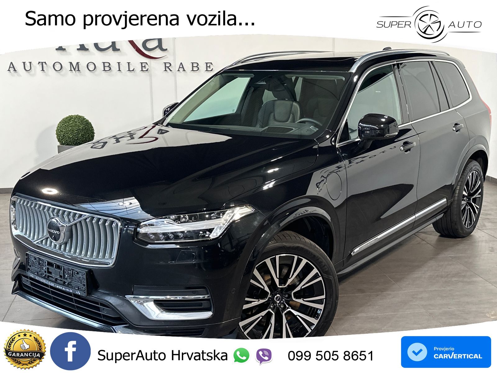 Volvo XC90 2.0 T8 AWD Automatic ACC+HEAD+4xGR SJED+360+PANO