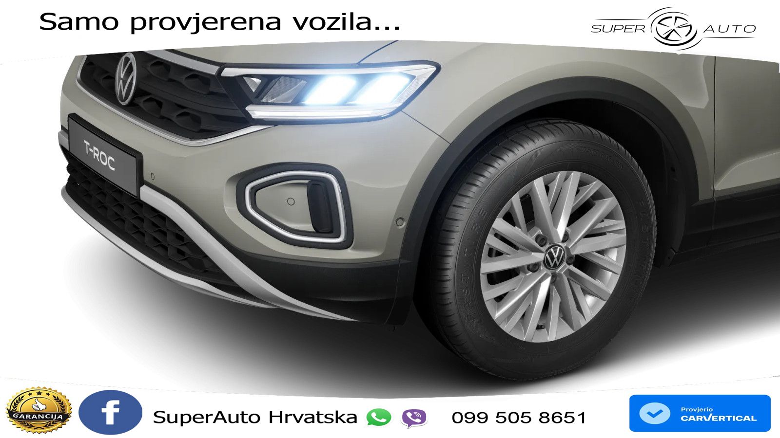 Volkswagen T-Roc 1.5 TSI (150 KS) DSG LED+GR SJED+ACC