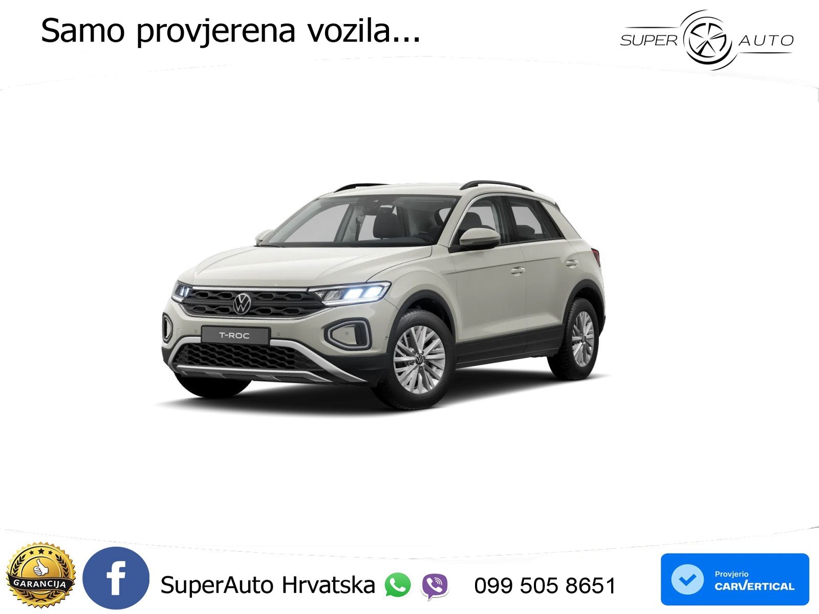 Volkswagen T-Roc 1.5 TSI (150 KS) DSG LED+GR SJED+ACC