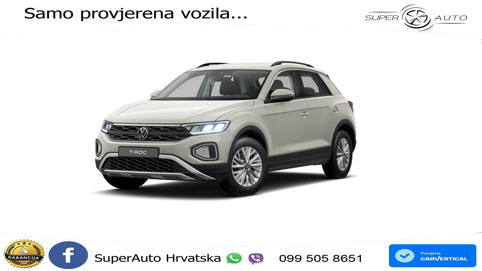Volkswagen T-Roc 1.5 TSI (150 KS) DSG LED+GR SJED+ACC