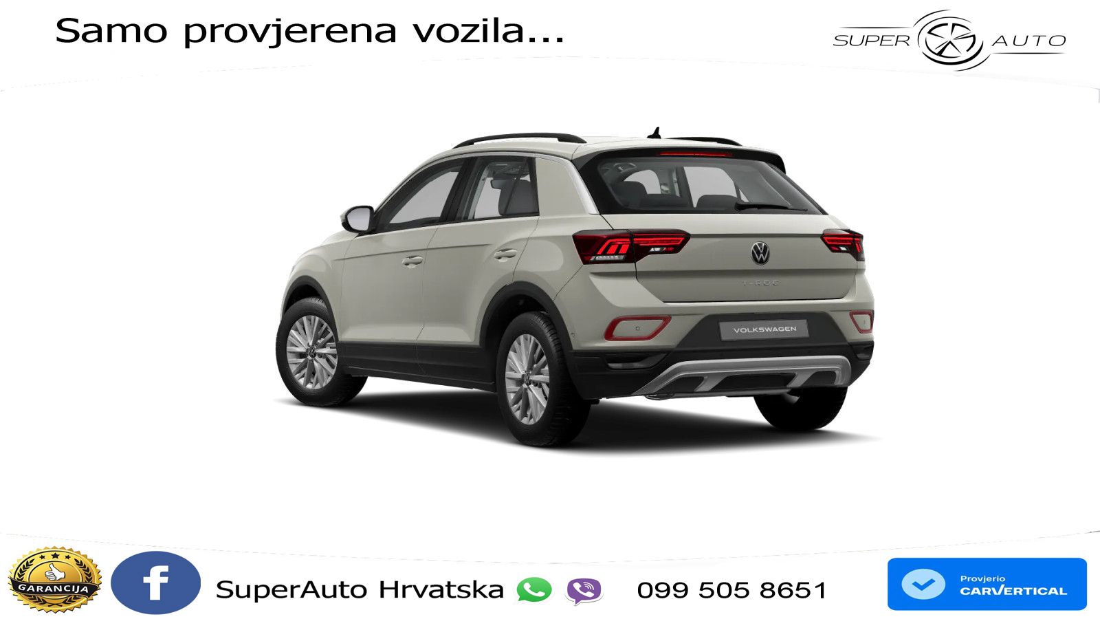 Volkswagen T-Roc 1.5 TSI (150 KS) DSG LED+GR SJED+ACC