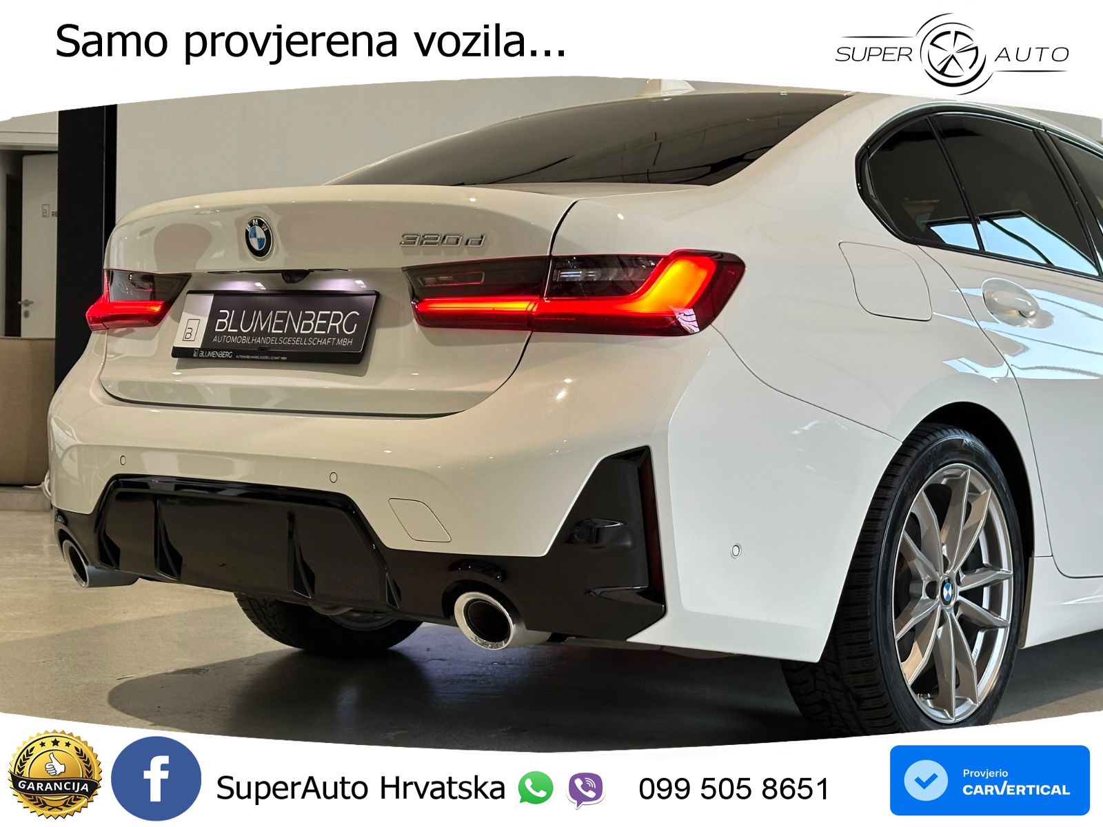 BMW 320d (190 KS) Steptronic M Sport LED+GR SJED+ACC