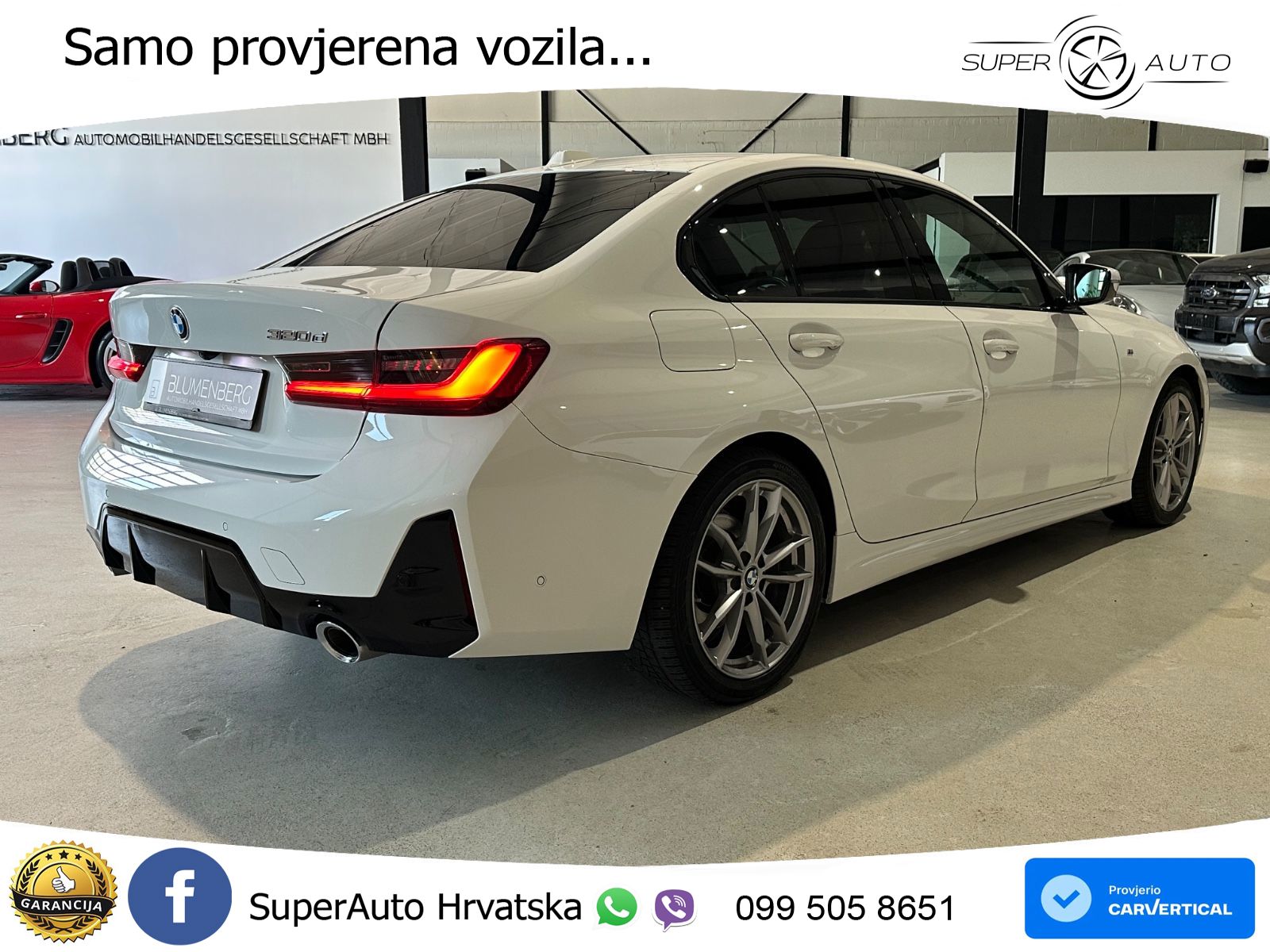 BMW 320d (190 KS) Steptronic M Sport LED+GR SJED+ACC
