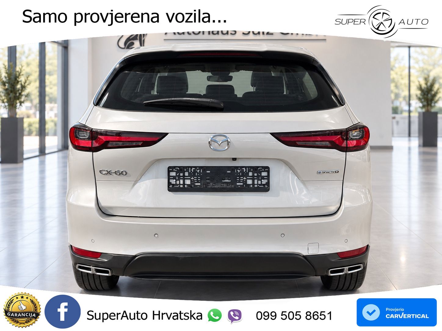 Mazda CX-60 3.3 e-Skyactiv D (200 KS) Automatic