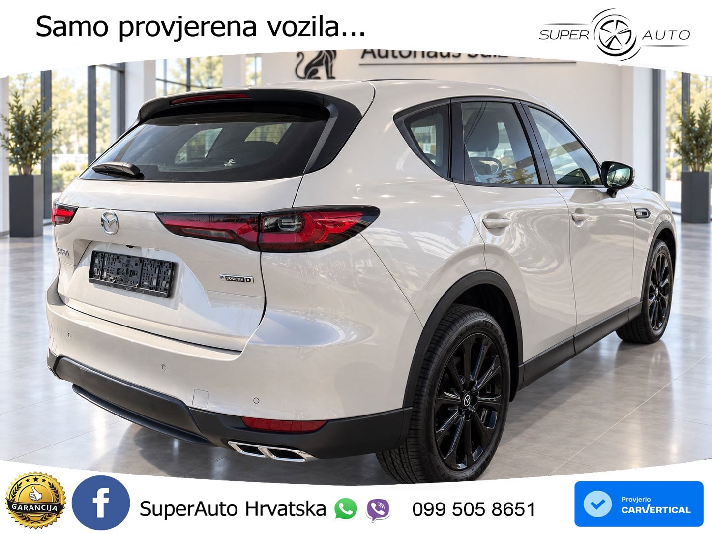 Mazda CX-60 3.3 e-Skyactiv D (200 KS) Automatic
