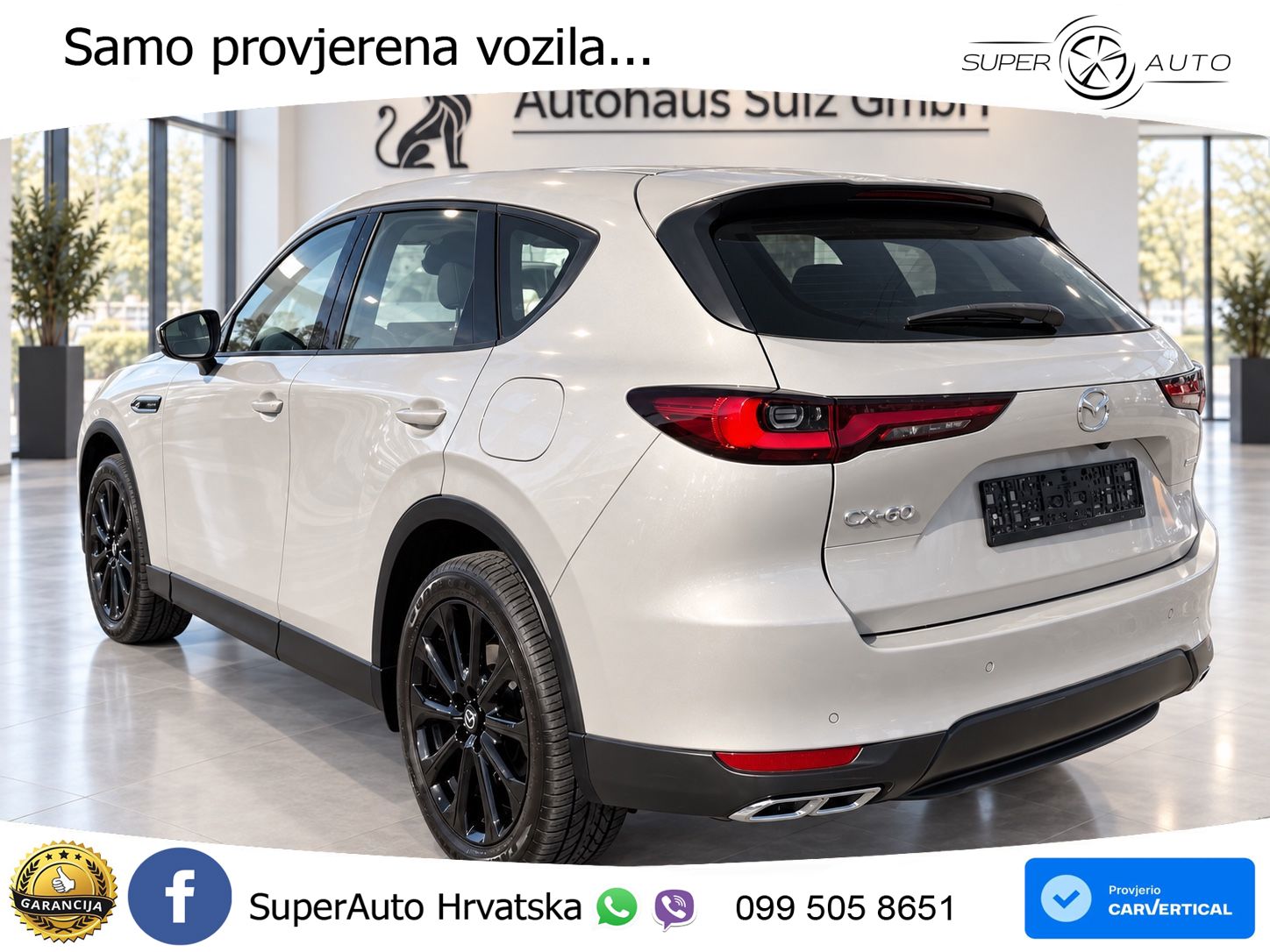 Mazda CX-60 3.3 e-Skyactiv D (200 KS) Automatic