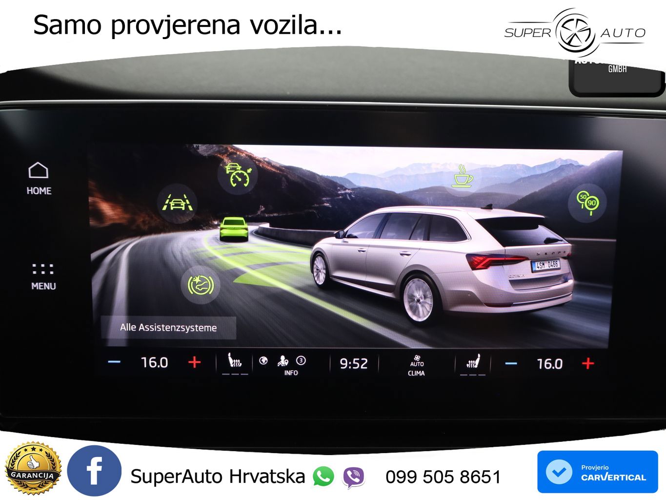 Škoda Octavia Combi 2.0 TDI (150 KS) DSG LED+GR SJED+ACC
