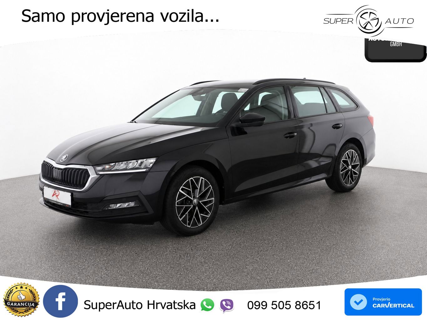 Škoda Octavia Combi 2.0 TDI (150 KS) DSG LED+GR SJED+ACC