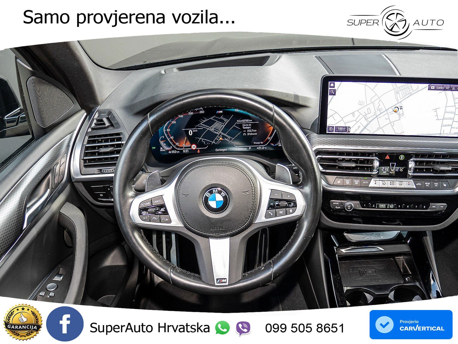 BMW X3 30d xDrive Steptronic M Sport ACC+HEAD+GR SJED+360+PANO