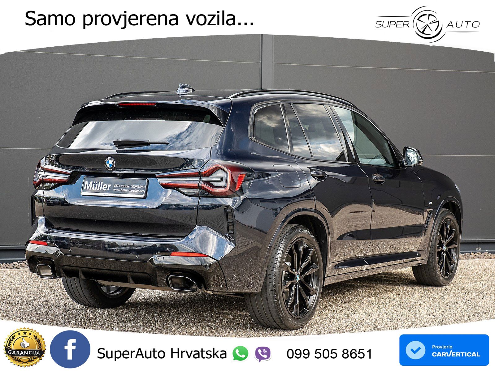 BMW X3 30d xDrive Steptronic M Sport ACC+HEAD+GR SJED+360+PANO