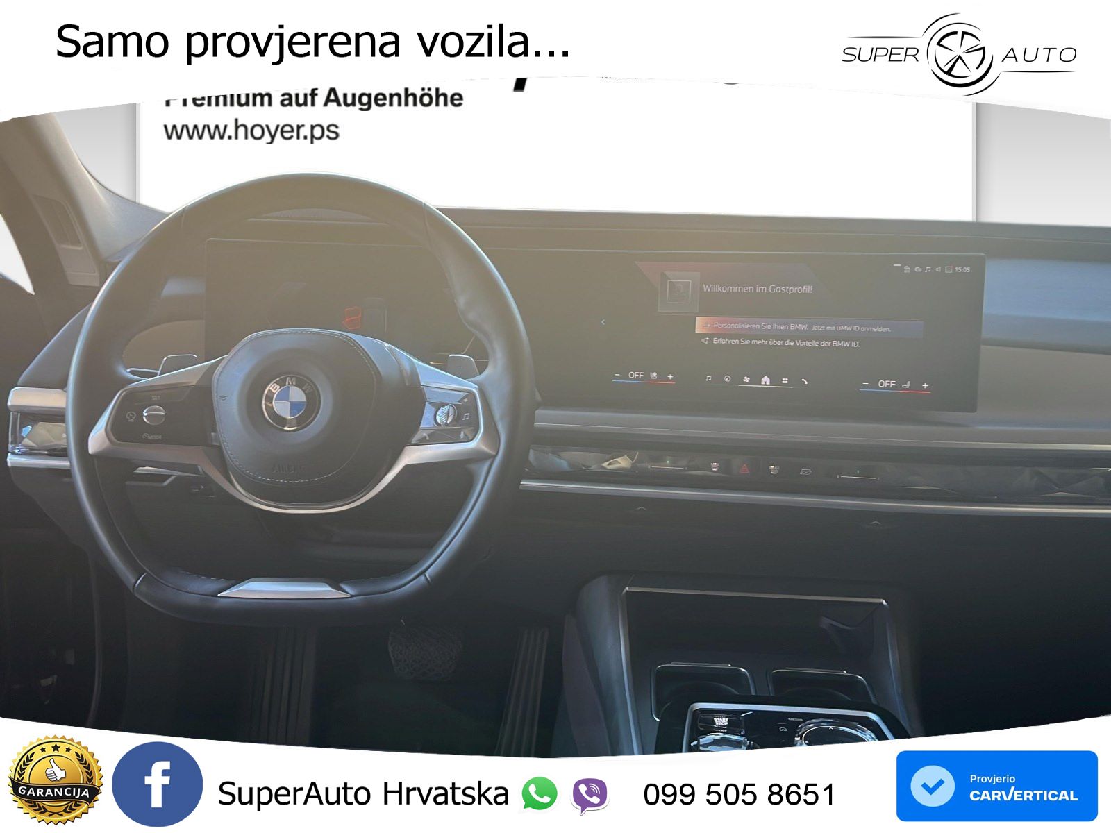 BMW 740d (299 KS) xDrive Steptronic ZRAČNI+ACC+GR SJED+KAM+PANO