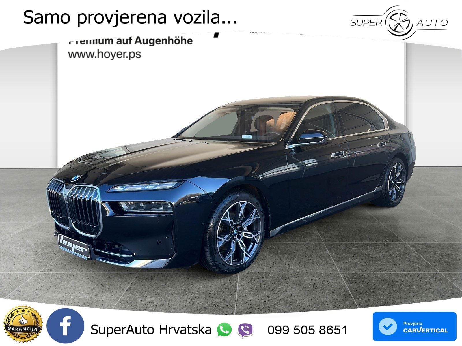 BMW 740d (299 KS) xDrive Steptronic ZRAČNI+ACC+GR SJED+KAM+PANO