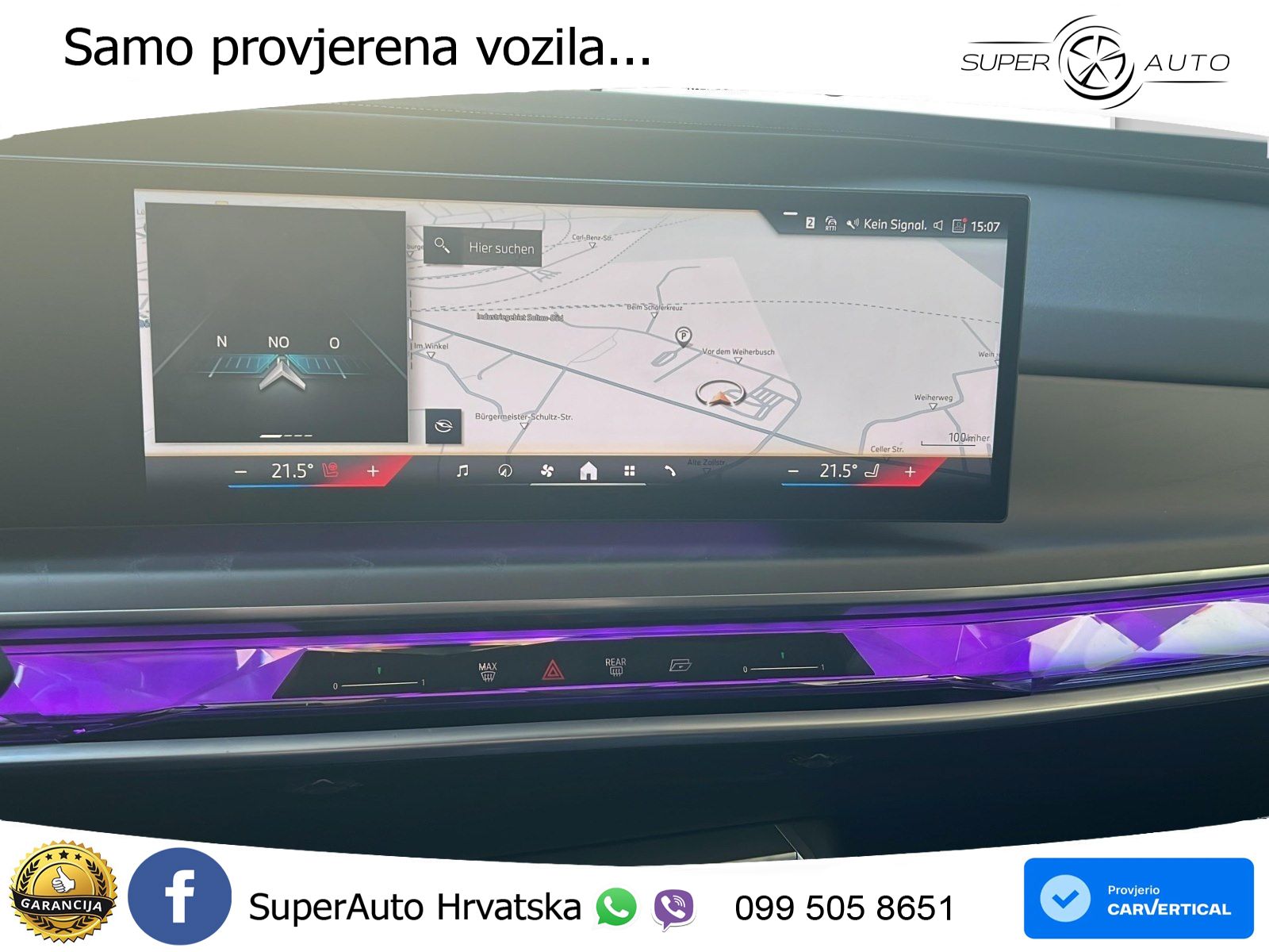 BMW 740d (299 KS) xDrive Steptronic ZRAČNI+ACC+GR SJED+KAM+PANO