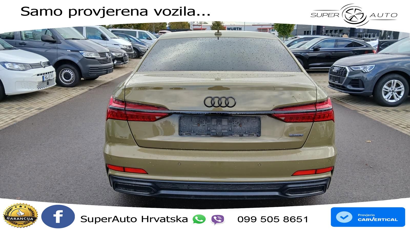 Audi A6 55 TFSI V6 (340 KS) quattro S tronic S line LED+GR SJED+ACC
