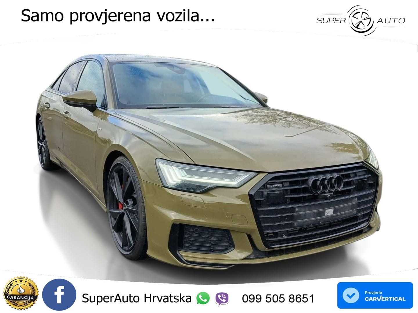 Audi A6 55 TFSI V6 (340 KS) quattro S tronic S line LED+GR SJED+ACC