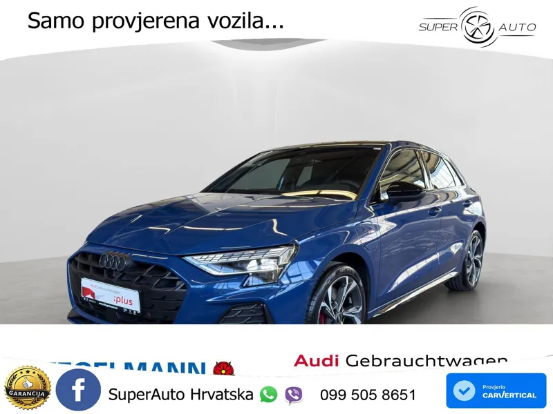 Audi A3 45 TFSIe (272 KS) S tronic S line MATRIX+GR SJED+KAM