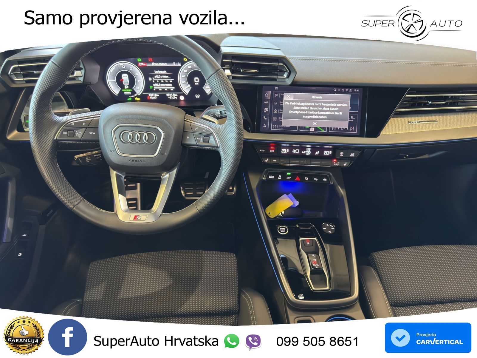Audi A3 45 TFSIe (272 KS) S tronic S line MATRIX+GR SJED+KAM
