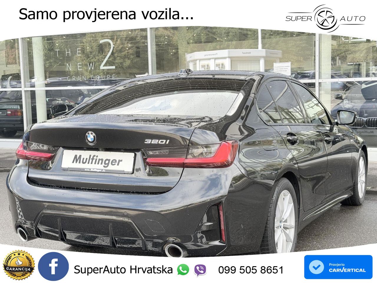 BMW 320i (184 KS) Steptronic M Sport LED+GR SJED+ACC