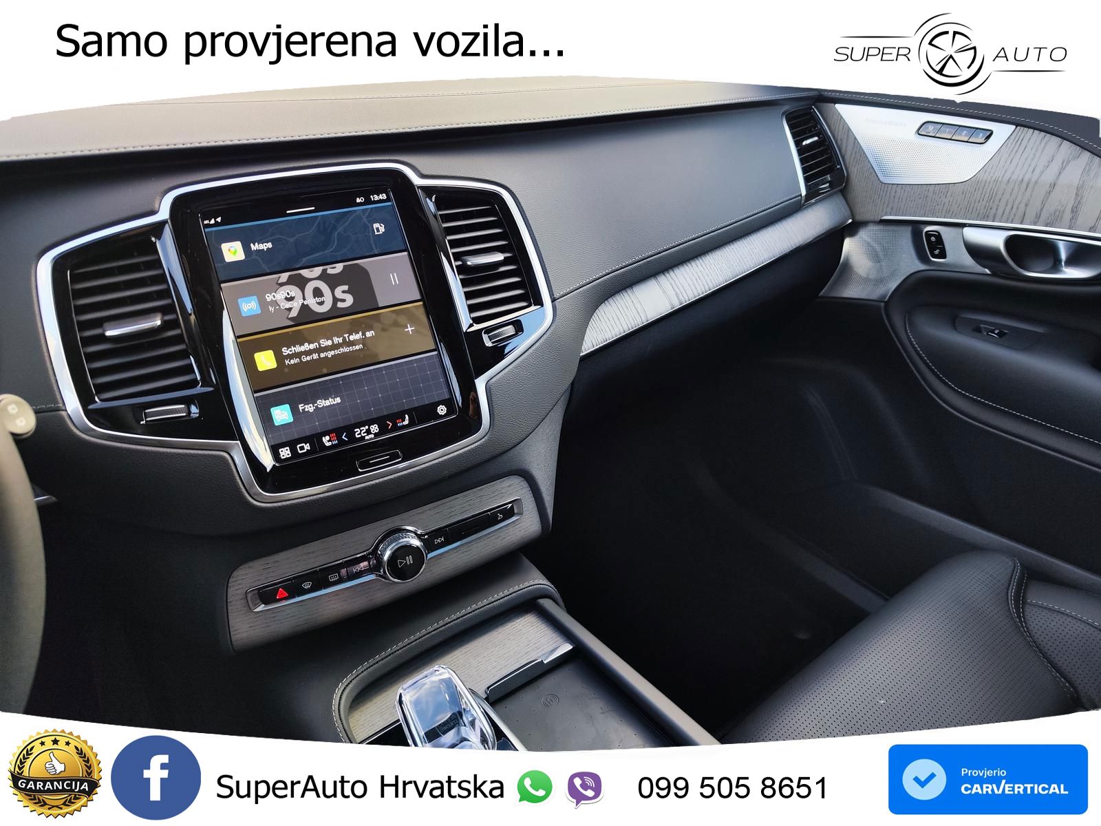 Volvo XC90 2.0 B5 Diesel AWD Automatic ACC+HEAD+4xGR SJED+360+PANO