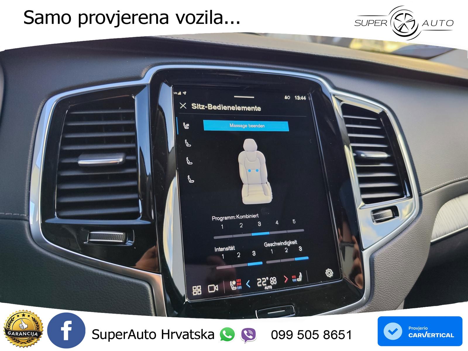 Volvo XC90 2.0 B5 Diesel AWD Automatic ACC+HEAD+4xGR SJED+360+PANO