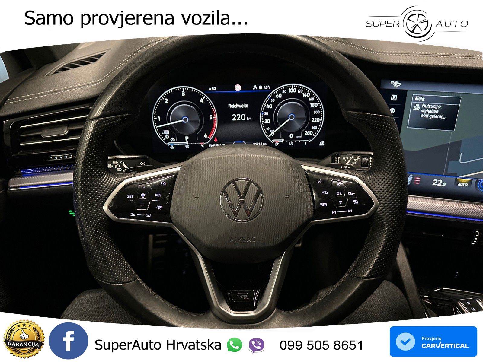 Volkswagen Touareg 3.0 V6 TDI (286 KS) 4MOTION Tiptronic R-Line LED+GR SJED+ACC